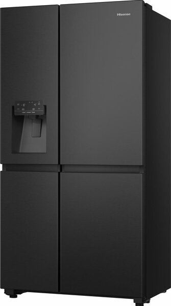 Hisense Frigorifero Americano Side by Side 632 Litri Classe E Raffreddamento No Frost colore Nero - RS818N4TFE