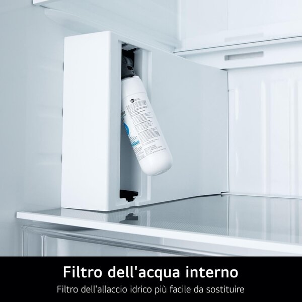 Lg Frigorifero Americano Side by Side 638 Litri Classe E No Frost colore Essence Matte Black - GSLC40EPPE