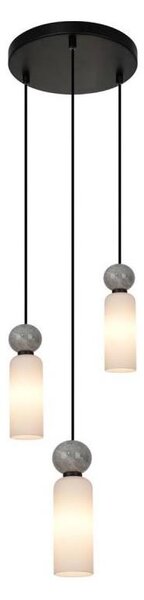 ITALUX PND-95331-3-BK - Lampadario a sospensione con cavo SANTOS 3xG9/40W/230V nero