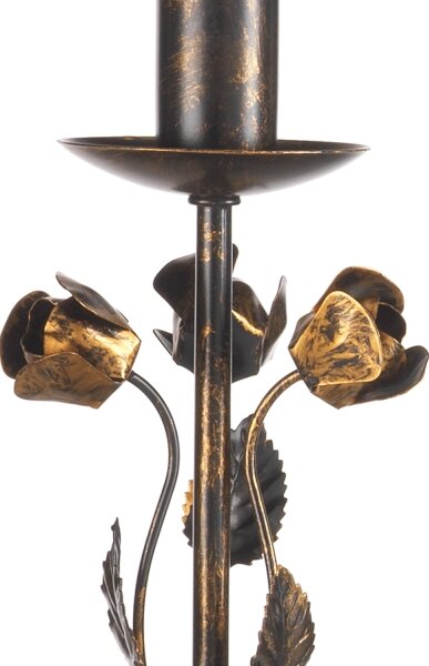 ONLI - Lampada da tavolo CAROLINA 1xE14/6W/230V 40 cm finitura bronzo