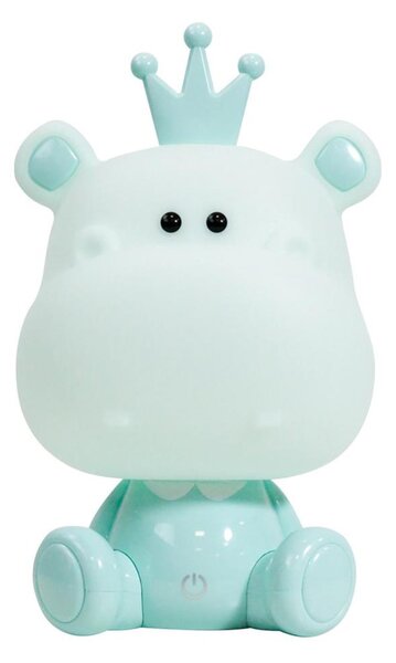 ONLI - Lampada notturna dimmerabile a LED per bambini PUPPIES LED/3W/230V 25 cm ippopotamo/verde