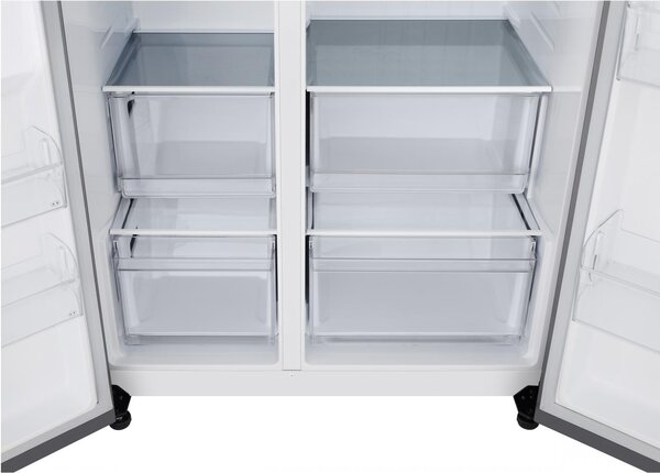 Lg Frigorifero Americano Side by Side 664 Litri Classe energetica E Raffreddamento No Frost colore Argento - GSBC40PYPE.APYQEUR