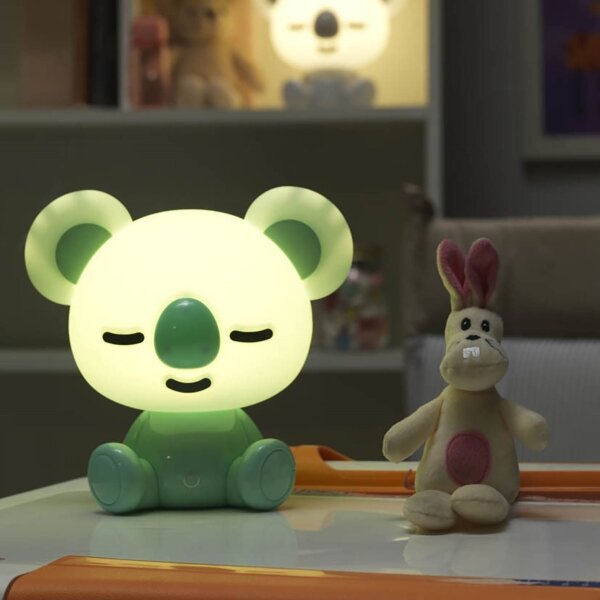 ONLI - LED dimmerabile lampada notturna per bambini PUPPIES LED/3W/230V 20 cm koala/verde