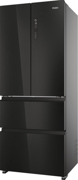 Haier Frigorifero Americano Side by Side Capacit 402 Litri Classe energetica E Raffreddamento No Frost colore Nero - HFR3718ENGB FD 70 Series 3