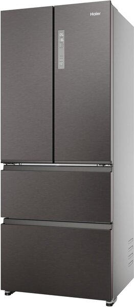 Haier Frigorifero Americano Side by Side Capacit 402 Litri Classe energetica E Raffreddamento No Frost colore Dark Inox - HFR3718ENMD FD 70 Serie 3
