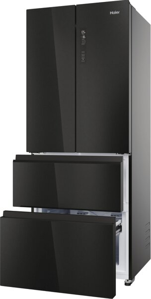 Haier Frigorifero Americano Side by Side Capacit 402 Litri Classe energetica E Raffreddamento No Frost colore Nero - HFR3718ENGB FD 70 Series 3