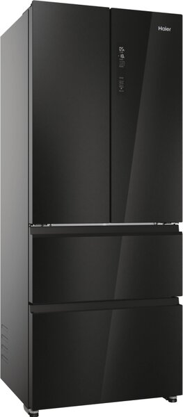 Haier Frigorifero Americano Side by Side Capacit 402 Litri Classe energetica E Raffreddamento No Frost colore Nero - HFR3718ENGB FD 70 Series 3