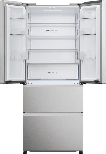 Haier Frigorifero Americano Side by Side Capacit 402 Litri Classe energetica E Raffreddamento No Frost colore Inox - HFR3718ENMM FD 70 Series 3