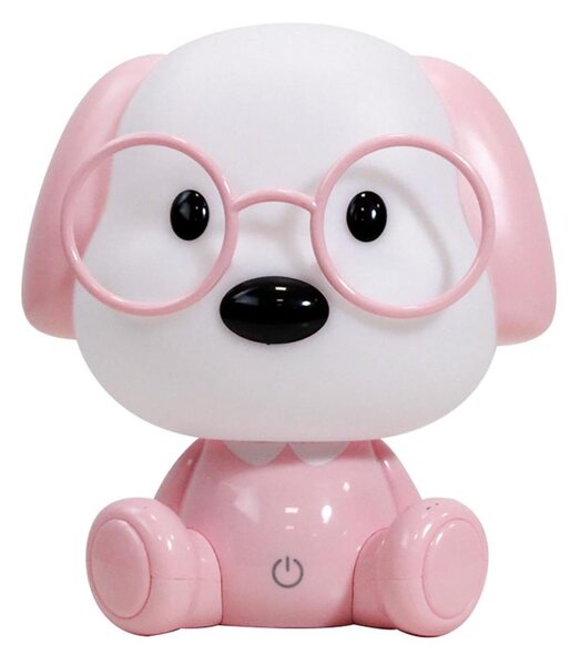 ONLI - LED dimmerabile lampada notturna per bambini PUPPIES LED/3W/230V 20 cm cane/rosa