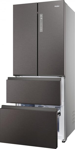 Haier Frigorifero Americano Side by Side Capacit 402 Litri Classe energetica E Raffreddamento No Frost colore Dark Inox - HFR3718ENMD FD 70 Serie 3