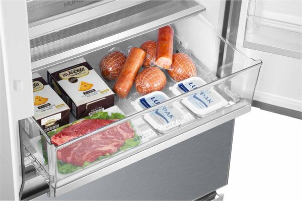 Haier Frigorifero Americano Side by Side Capacit 454 Litri Classe E Raffreddamento No Frost colore Inox - HB20FPAAA