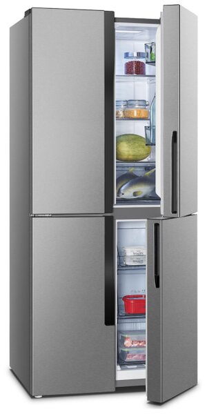 SANGIORGIO Frigorifero Americano Side by Side Capacit 427 Litri Classe F Raffreddamento No Frost colore Inox - SQ50NFXDH