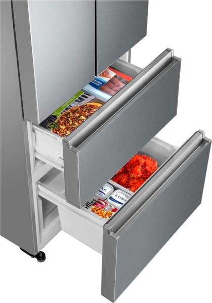 Haier Frigorifero Americano Side by Side Capacit 454 Litri Classe E Raffreddamento No Frost colore Inox - HB20FPAAA