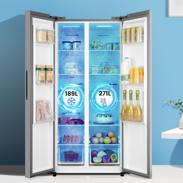 Comfee Frigorifero Americano Side by Side Capacit 460 Litri Classe energetica E Raffreddamento No Frost colore Inox - RCS609IX2