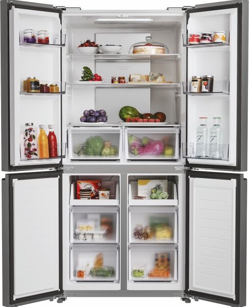 Hoover Frigorifero Americano Side by Side Capacit 467 Litri Classe energetica E Raffreddamento No Frost colore Argento - HHCR3818ENPL H-Fridge 700
