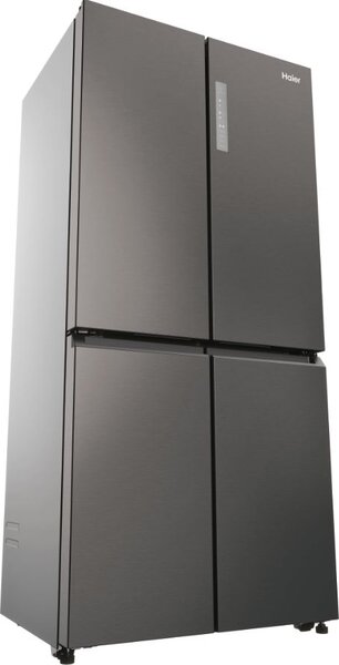 Haier Frigorifero Americano Side by Side Capacit 467 Litri Classe energetica E Raffreddamento No Frost colore Dark Inox - HCR3818ENMD Cube 83 Seri