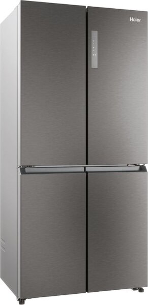 Haier Frigorifero Americano Side by Side Capacit 467 Litri Classe energetica E Raffreddamento No Frost colore Dark Inox - HCR3818ENMD Cube 83 Seri