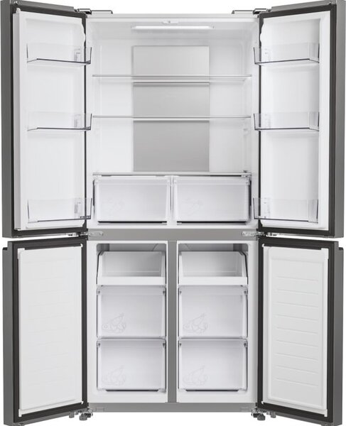 Hoover Frigorifero Americano Side by Side Capacit 467 Litri Classe energetica E Raffreddamento No Frost colore Argento - HHCR3818ENPL H-Fridge 700