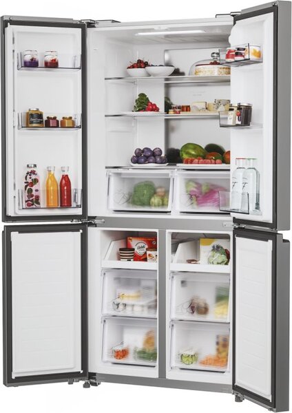 Hoover Frigorifero Americano Side by Side Capacit 467 Litri Classe energetica E Raffreddamento No Frost colore Argento - HHCR3818ENPL H-Fridge 700