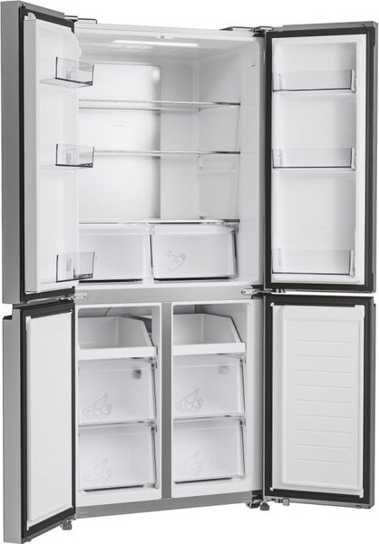 Hoover Frigorifero Americano Side by Side Capacit 467 Litri Classe energetica E Raffreddamento No Frost colore Argento - HHCR3818ENPL H-Fridge 700