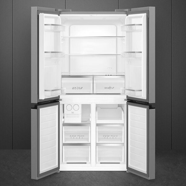 Smeg Frigorifero Americano Side by Side Capacit 488 Litri Classe energetica E Raffreddamento No Frost colore Inox - FQI48XE
