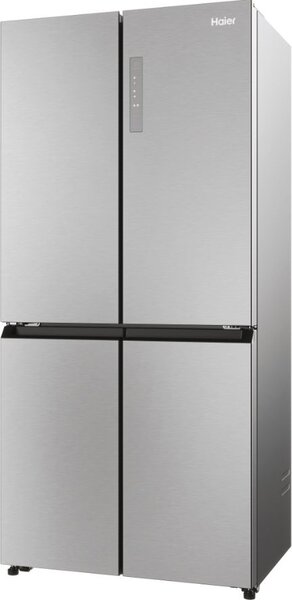 Haier Frigorifero Americano Side by Side Capacit 467 Litri Classe energetica E Raffreddamento No Frost colore Inox Platino - HCR3818ENMM Cube 83 S