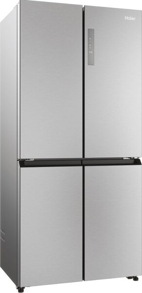Haier Frigorifero Americano Side by Side Capacit 467 Litri Classe energetica E Raffreddamento No Frost colore Inox Platino - HCR3818ENMM Cube 83 S