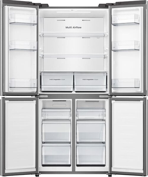 Hisense Frigorifero Americano Side by Side Capacit 499 Litri Classe energetica E Raffreddamento No Frost colore Acciaio Inox - RQ5P470SEIE