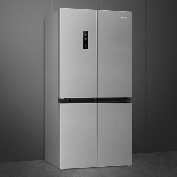 Smeg Frigorifero Americano Side by Side Capacit 488 Litri Classe energetica E Raffreddamento No Frost colore Inox - FQI48XE