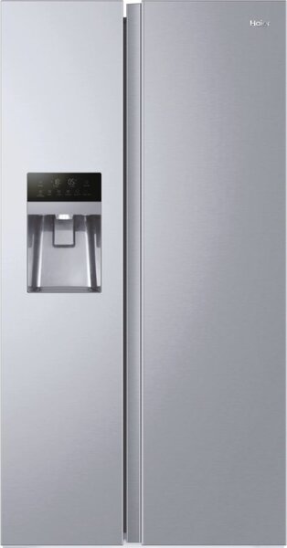 Haier Frigorifero Americano Side by Side Capacit 515 Litri Classe energetica F Raffreddamento No Frost colore Argento - HSOGPIF9183 SBS 90 Serie 3