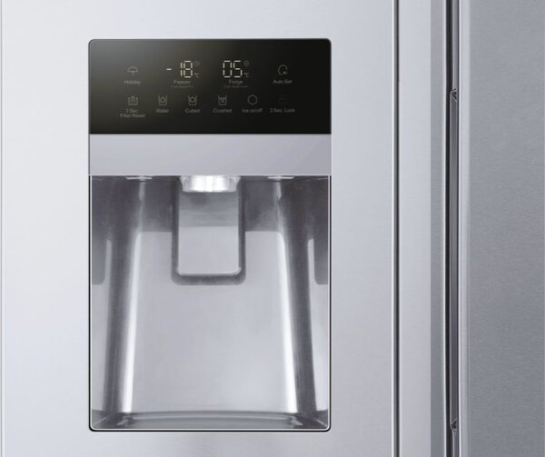 Haier Frigorifero Americano Side by Side Capacit 515 Litri Classe energetica F Raffreddamento No Frost colore Argento - HSOGPIF9183 SBS 90 Serie 3