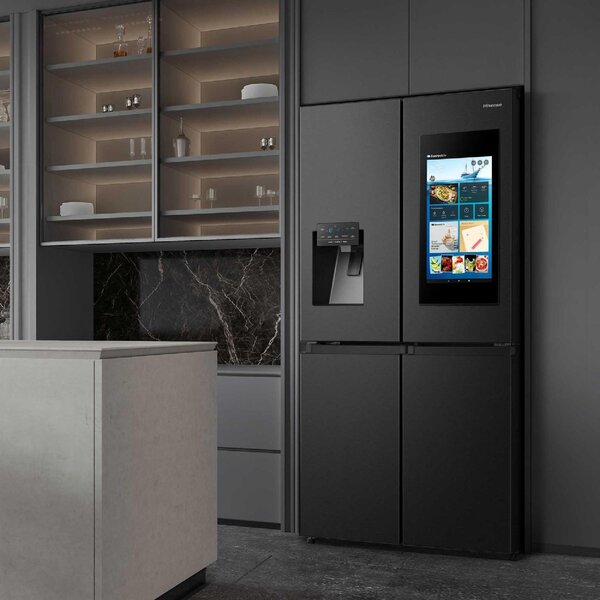 Hisense Frigorifero Americano Side by Side Capacit 519 Litri Classe E No Frost colore Nero - RQ760N4IFE