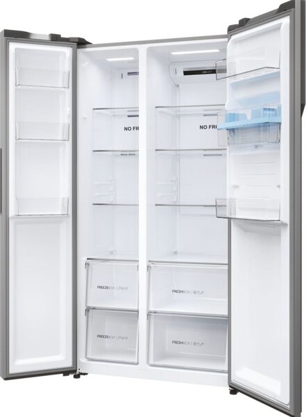 Haier Frigorifero Americano Side by Side Capacit 521 Litri Classe energetica D Raffreddamento No Frost colore Inox - HSR5918DWMP SBS 90 Serie 5