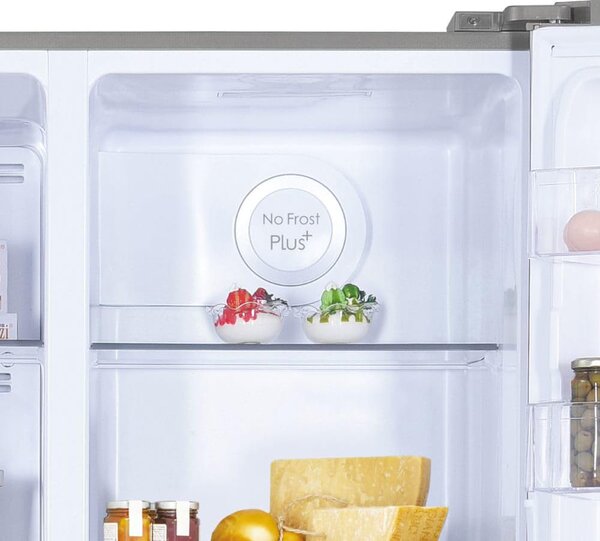 Candy Frigorifero Americano Side by Side Capacit 521 Litri Classe energetica E Raffreddamento No Frost colore Inox - CHSVN 174X