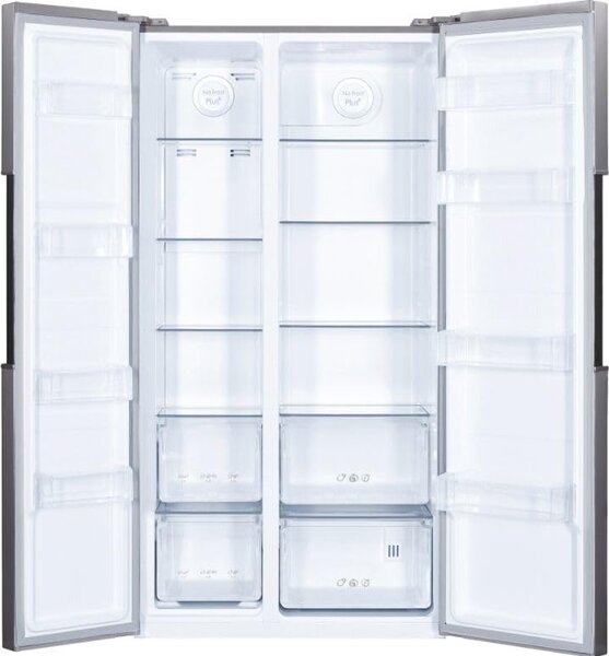 Candy Frigorifero Americano Side by Side Capacit 521 Litri Classe energetica E Raffreddamento No Frost colore Inox - CHSVN 174X