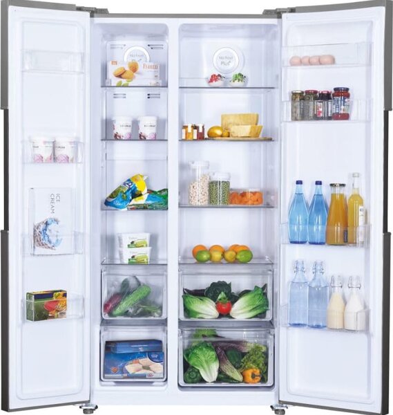 Candy Frigorifero Americano Side by Side Capacit 521 Litri Classe energetica E Raffreddamento No Frost colore Inox - CHSVN 174X