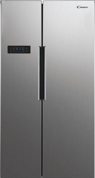 Candy Frigorifero Americano Side by Side Capacit 521 Litri Classe energetica E Raffreddamento No Frost colore Inox - CHSVN 174X