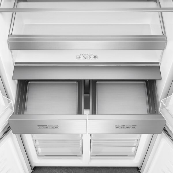 Smeg Frigorifero Americano Side by Side Capacit 522 Litri Classe energetica D Raffreddamento No Frost colore Nero - FQI60KD