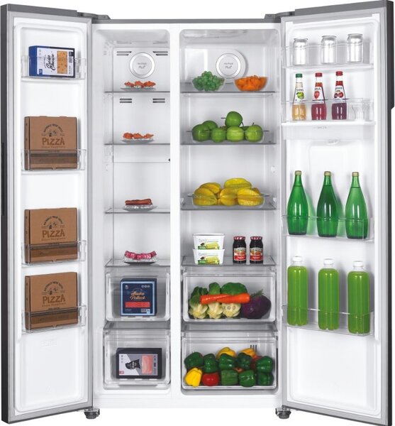 Candy Frigorifero Americano Side by Side Capacit 529 Litri Classe energetica E Raffreddamento No Frost colore Acciaio Inox - CHSBSO-6174XWD