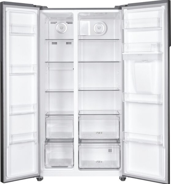Candy Frigorifero Americano Side by Side Capacit 529 Litri Classe energetica E Raffreddamento No Frost colore Acciaio Inox - CHSBSO-6174XWD