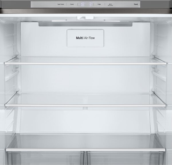 Lg Frigorifero Americano Side by Side Capacit 530 Litri Classe energetica E Raffreddamento No Frost colore Argento - GMB860PYDE.APYQEUR