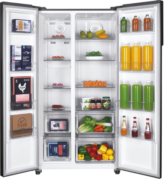 Candy Frigorifero Americano Side by Side Capacit 532 Litri Classe energetica E Raffreddamento No Frost colore Acciaio Inox - CHSVN-174X