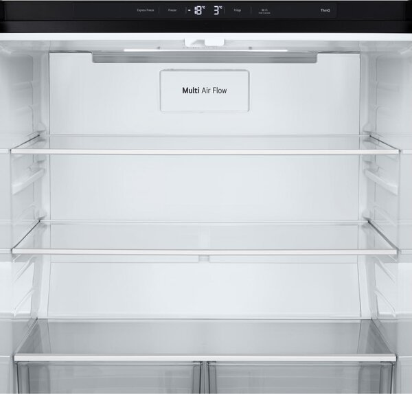 Lg Frigorifero Americano Side by Side Capacit 530 Litri Classe energetica E Raffreddamento No Frost colore Nero - GMV860EPDE.AEPQEUR Instaview