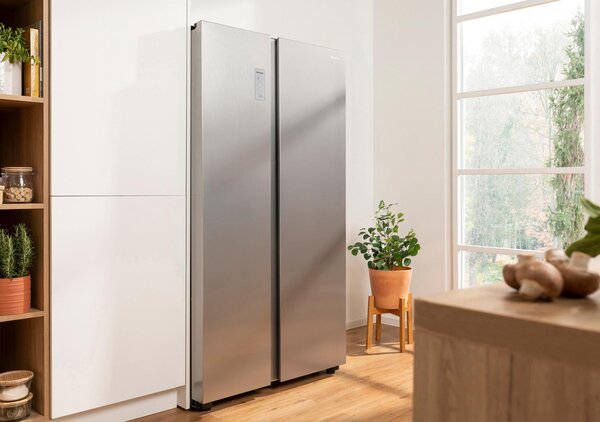 Hisense Frigorifero Americano Side by Side Capacit 550 Litri Classe E No Frost colore Inox - RS711N4ACE
