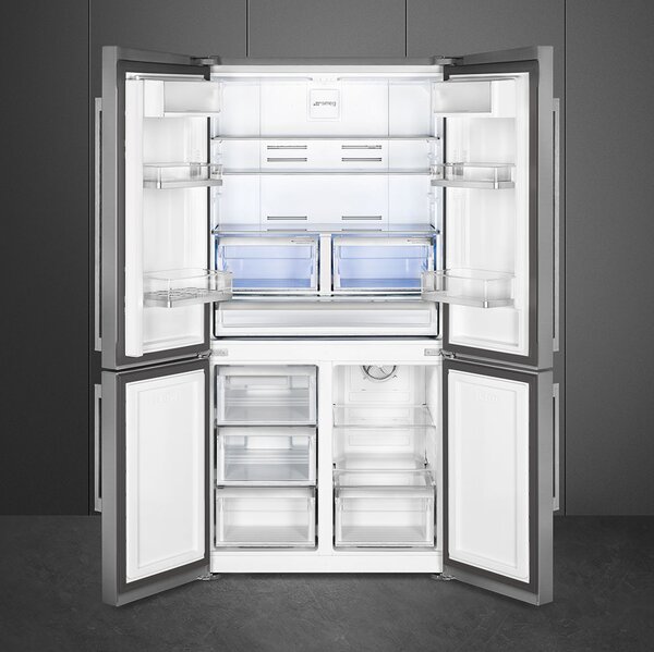 Smeg Frigorifero Americano Side by Side Capacit 541 Litri Classe energetica E Raffreddamento No Frost colore Inox - FQ60XDE