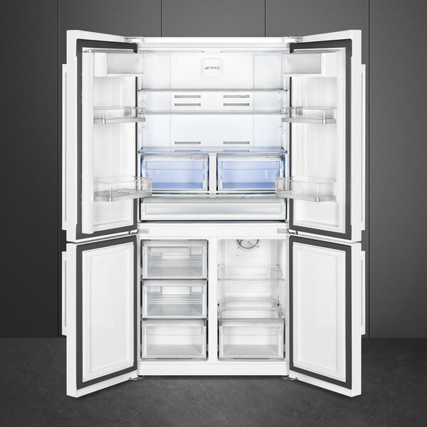 Smeg Frigorifero Americano Side by Side Capacit 572 Litri Classe energetica E Raffreddamento No Frost colore Bianco - FQ60BDE