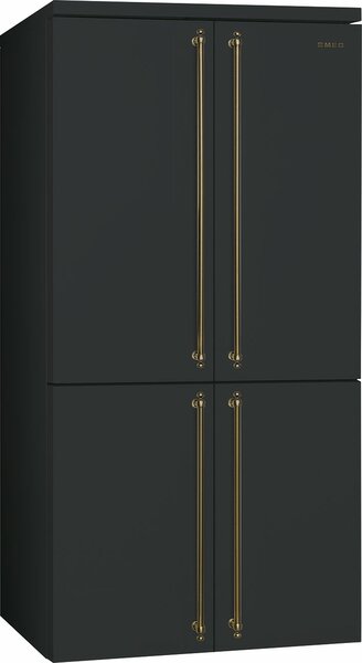 Smeg Frigorifero Americano Side by Side Capacit 572 Litri Classe energetica E Raffreddamento No Frost colore Antracite - FQ60CAO6