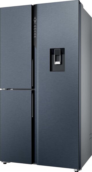 Haier Frigorifero Americano Side by Side Capacit 573 Litri Classe energetica E Raffreddamento No Frost colore Nero - HSPR79F18EWMB SBS 3D