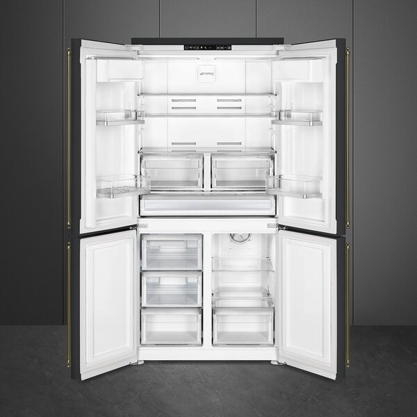 Smeg Frigorifero Americano Side by Side Capacit 572 Litri Classe energetica E Raffreddamento No Frost colore Antracite - FQ60CAO6