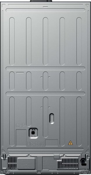 Haier Frigorifero Americano Side by Side Capacit 573 Litri Classe energetica E Raffreddamento No Frost colore Nero - HSPR79F18EWMB SBS 3D